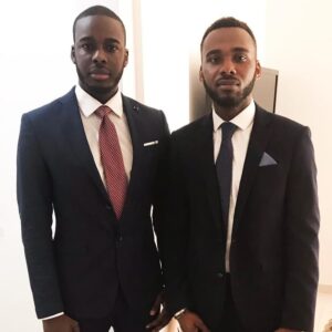 L’honorable député Oméga et Christian Mbadu